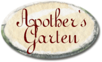 Illustration Schild Apotheker's Garten